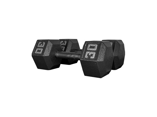 六角噴塑啞鈴30